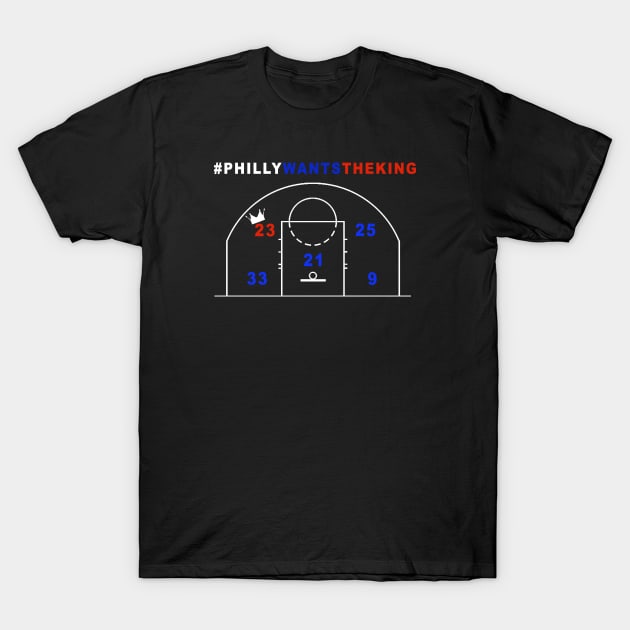Philly Wants the King T-Shirt by Philly Drinkers